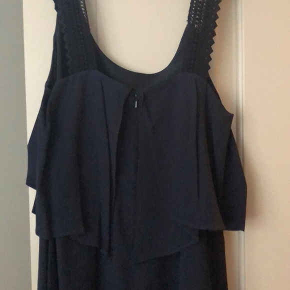 Navy Blue Anthropologie Dress - Picture 3 of 3